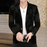 秋季新款高品质男士修身休闲小西服外套上衣XZ313B-1-XF353-P90，男装夹克，星座313B-2
