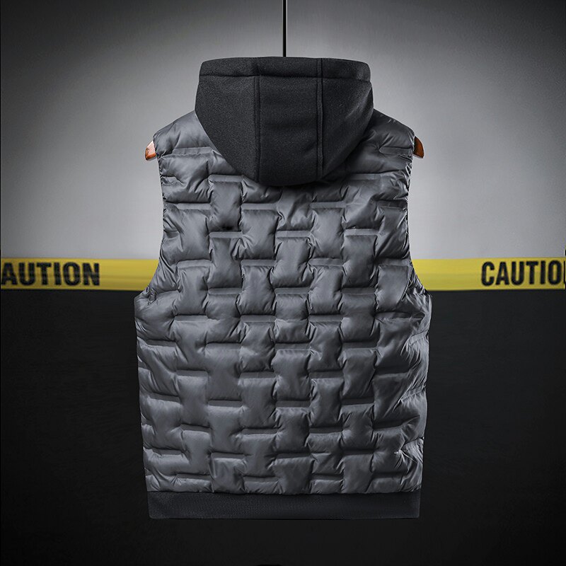 秋冬新品男士休闲潮流大码百搭连帽马甲外套XZ313B-1-M915-P60,男装背心/马甲,星座313B-2