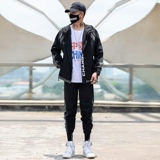 秋季工装套装男休闲运动潮流两件套XZ313B-1-T80107-P80，男装休闲套装，星座313B-2