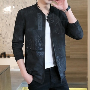 夹克男秋季新款高品质男士棒球领休闲外套XZ313B-1-JK6661-P60图片
