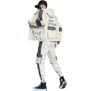 2021秋季新款工装男时尚帅气休闲套装两件套XZ313B-1-T80115-P85图片