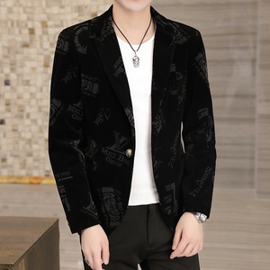 2021秋季新款男士修身休闲小西服外套XZ313B-1-XF353-P90图片
