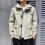 主推款秋季新款男士时尚变色连帽工装夹克外套XZ313B-1-J，男装夹克，星座313B-2