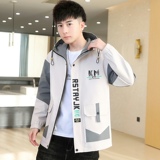 2021秋季新品潮流ins男士时尚连帽工装夹克XZ313B-1-JK028-P60，男装夹克，星座313B-2