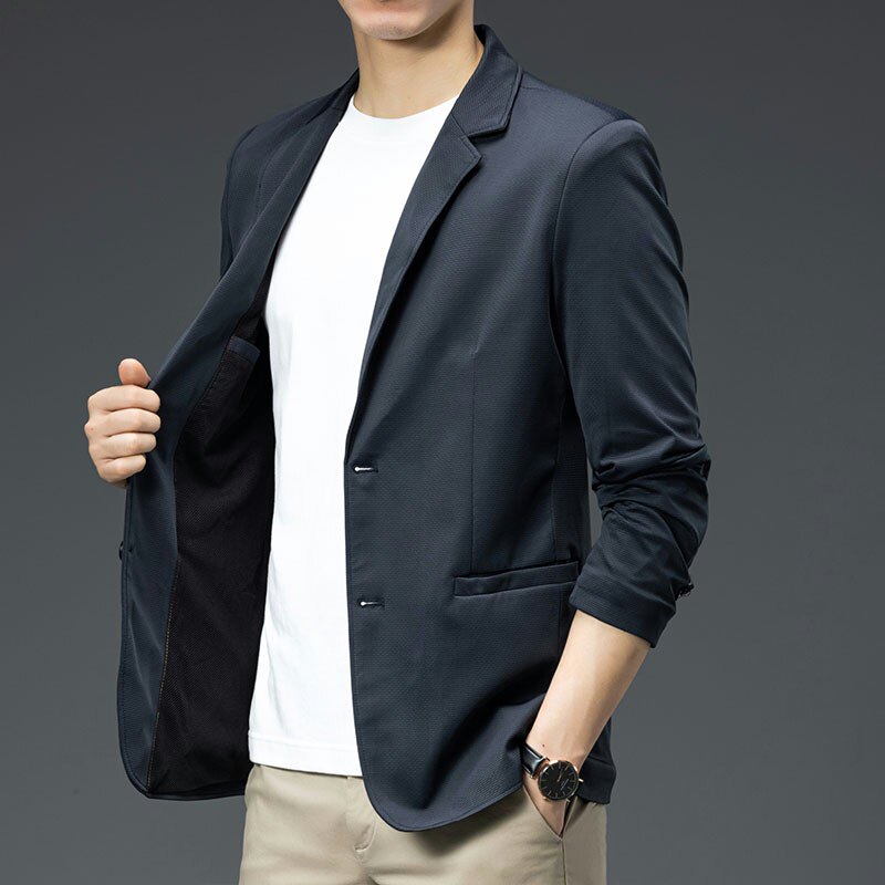 XF823-P100秋季男士高品质时尚修身小西服商务外套XZ313B-1,男装西服,星座313B-2