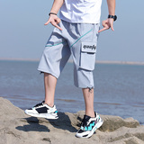 2021短裤男士夏季潮流时尚工装七分裤XZ313B-1-K2005-P30，男装休闲裤，星座313B-2