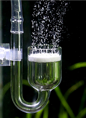 玻璃细化器记泡器DIY二氧化碳co2内外雾化器水草缸钢瓶扩散发生器
