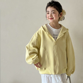 2026新款 连帽衫 中大儿童韩版 春装 上衣洋气 卫衣开衫 女童外套春秋款