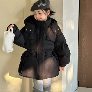 女童羽绒服2026冬装新款女大童长款收腰冬季加厚儿童保暖羽绒外套