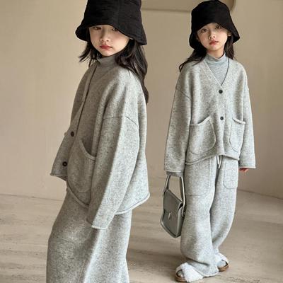 加厚中长款毛衣开衫慵懒风春秋冬