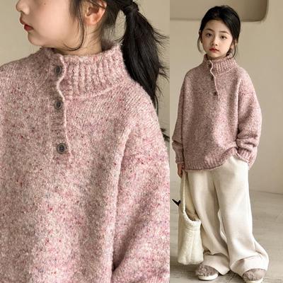 毛衣2024新款针织衫女童洋气