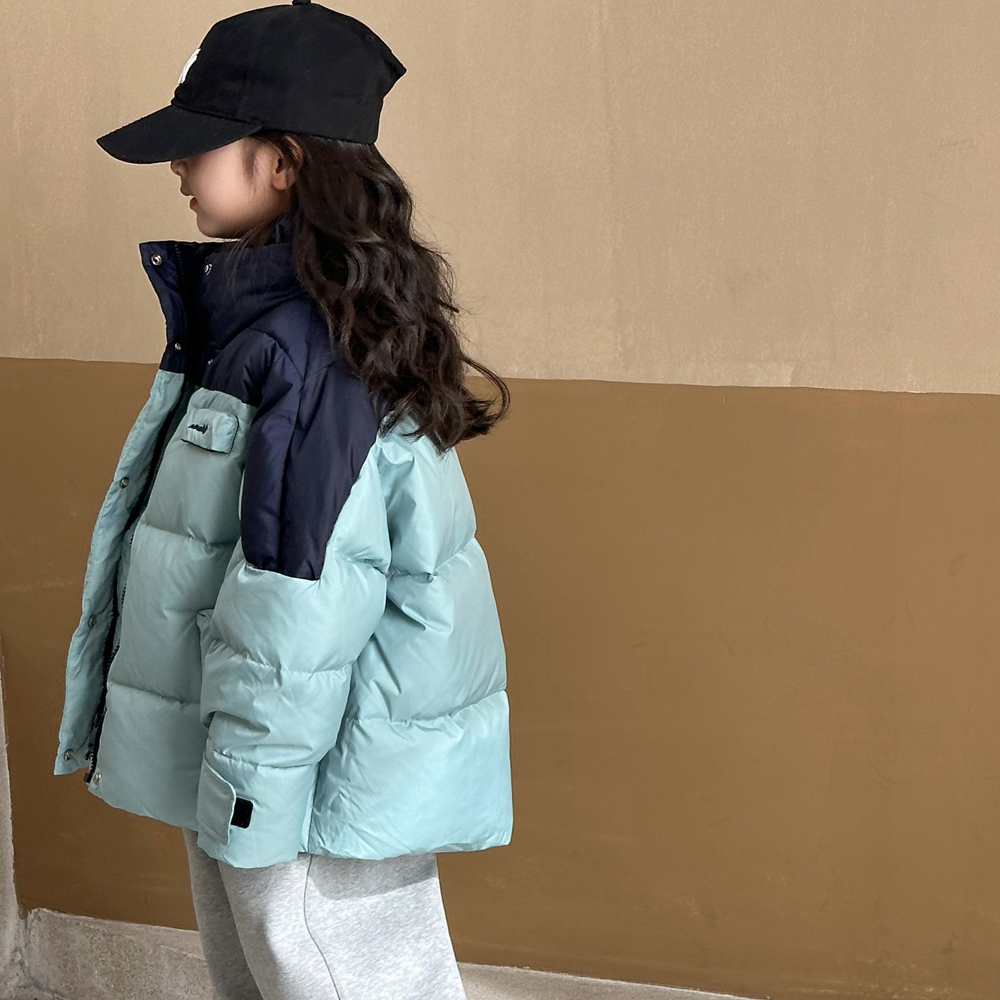 女童羽绒服外套白鸭绒加厚上衣