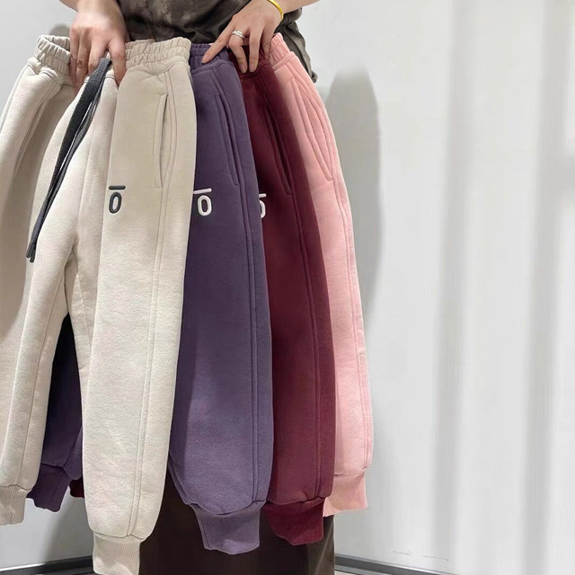 女童羊驼绒卫裤2026冬装儿童加绒休闲裤女大童运动裤秋冬加厚裤子,童装/婴儿装/亲子装,裤子,淘宝优惠券,粉丝福利购,淘宝优惠卷