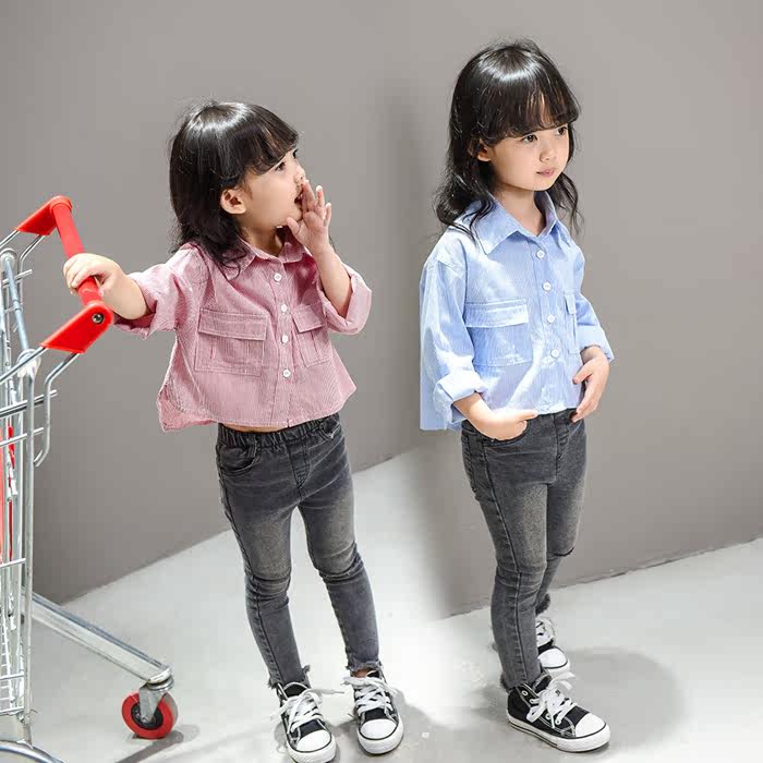 Chemise fille à manche longue - Ref 2087461 Image 1