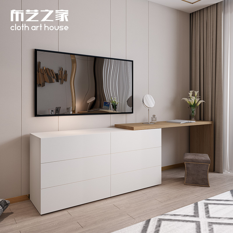 意式轻奢梳妆台组合小户型