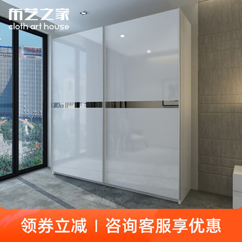 衣柜子实推拉门多功能简约现代