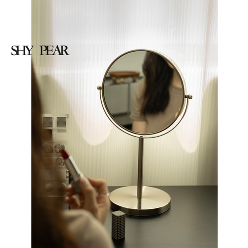 shypear羞梨化妆镜双面美容镜子