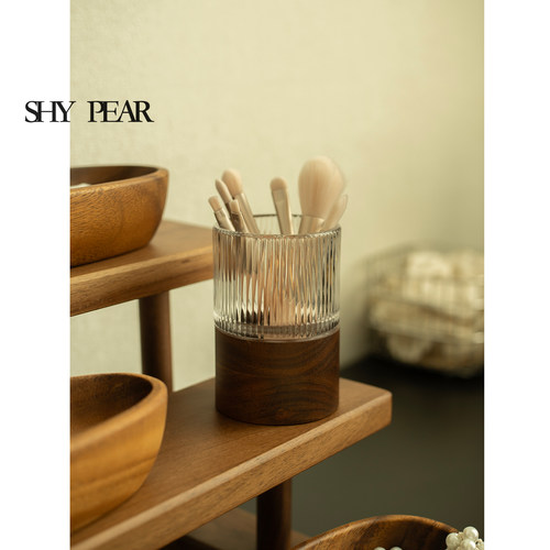 shypear羞梨高级感化妆刷收纳桶