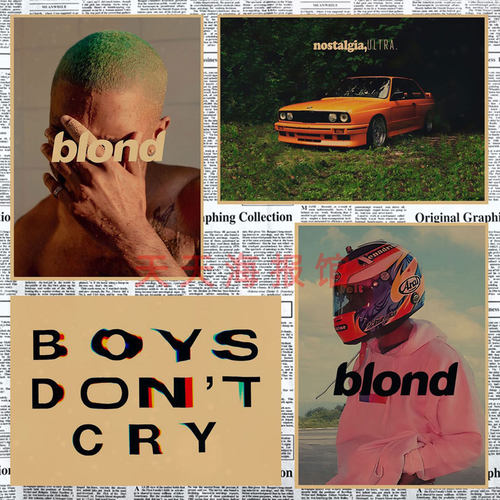 说唱歌手frankocean海报