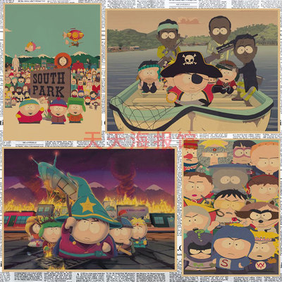 南方公园SouthPark牛皮纸海报