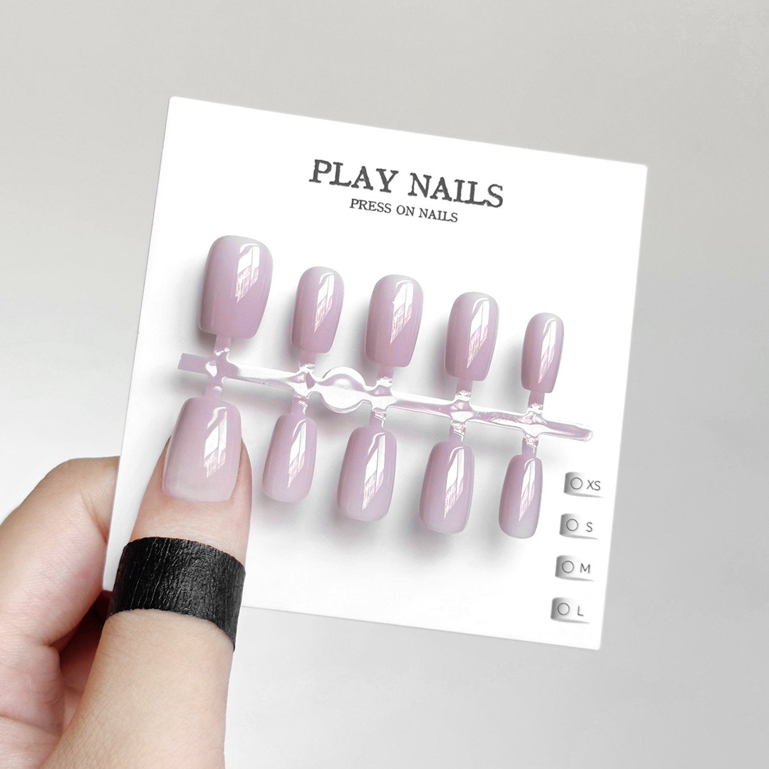 穿戴甲 超美显白肤色质感纯色单色美甲 多款光疗甲小短梯超短甲