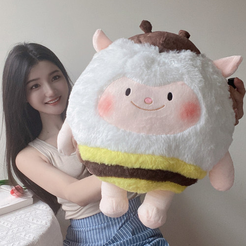 蛋仔东东羊公仔小朋友冬天礼物