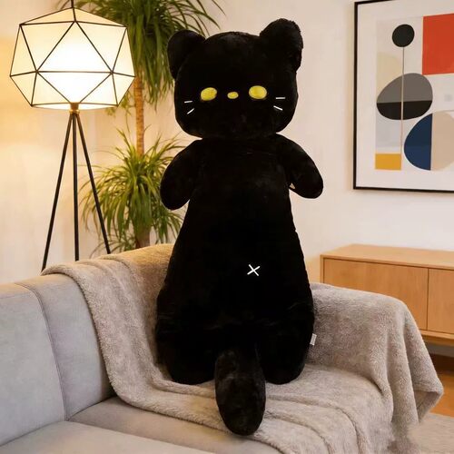 把你睡觉搭子猫咪毛绒抱枕带回家