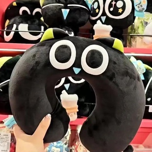 罗小黑可爱记忆棉护颈枕U型枕头汽车颈枕旅行飞机靠枕大电影周边