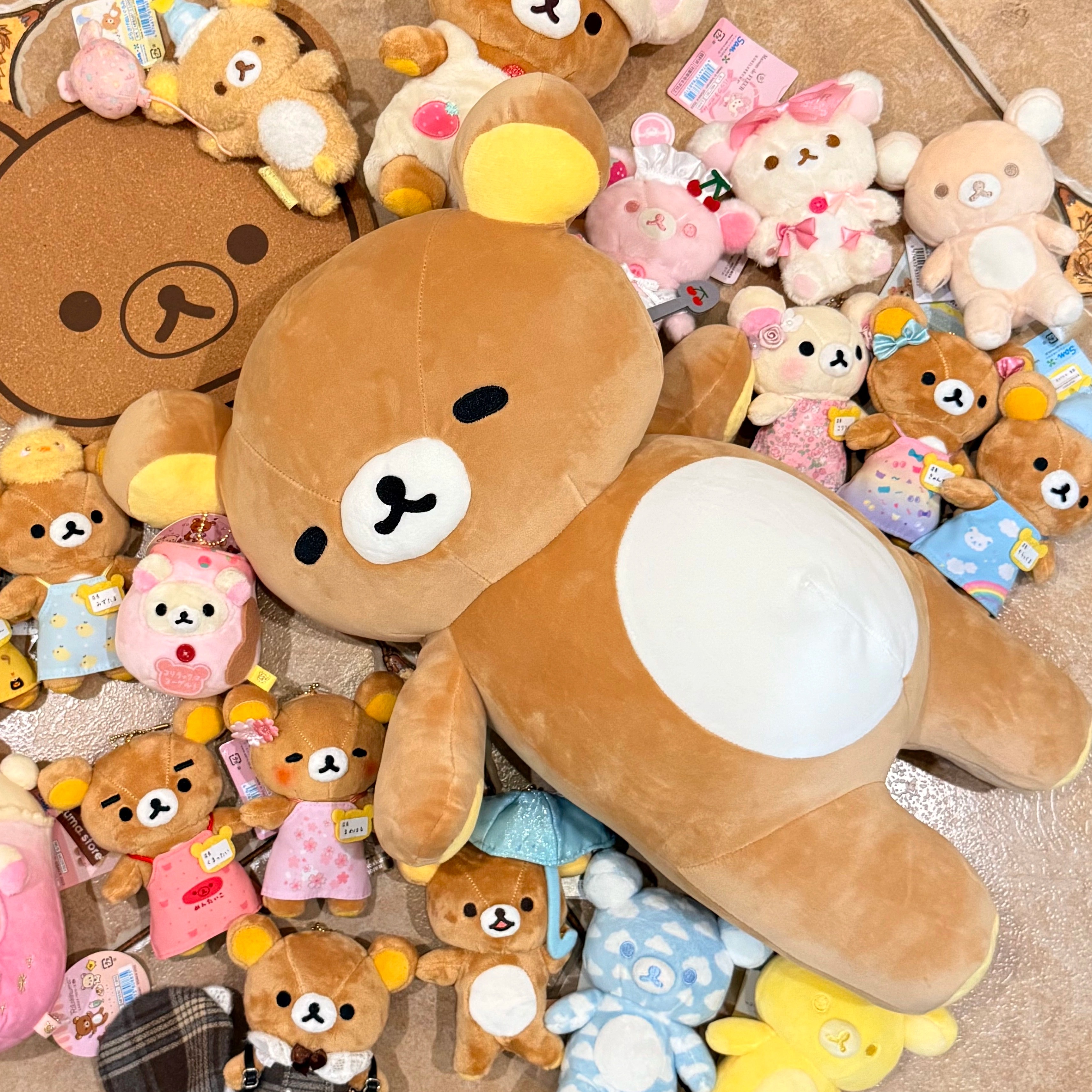 超大号轻松熊玩偶毛绒玩具