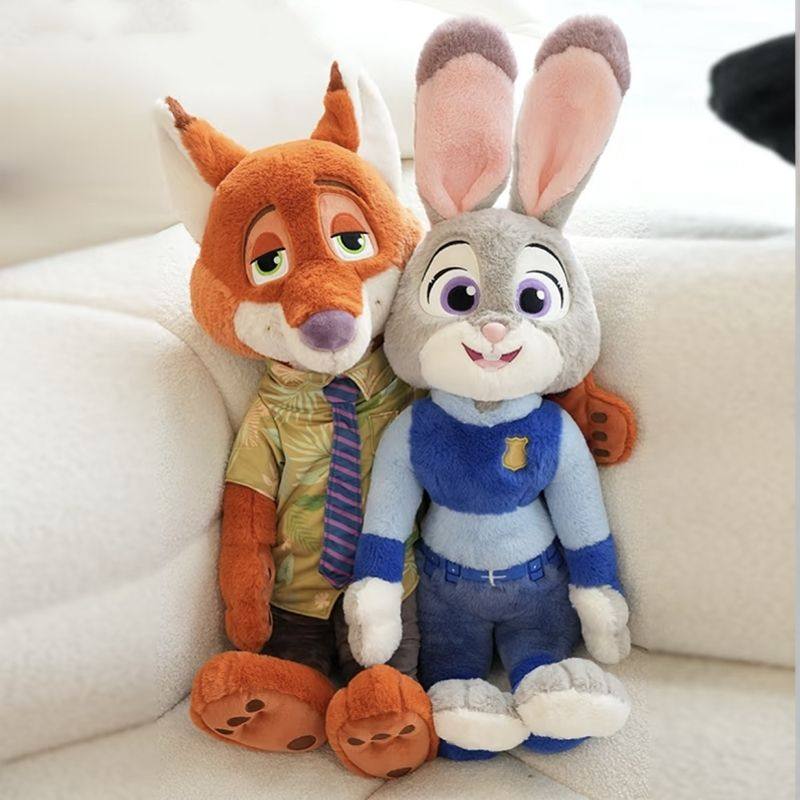 疯狂动物城公仔兔子朱迪尼克狐狸