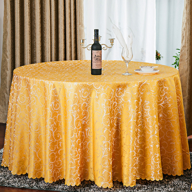 台布圆形饭店餐厅婚庆宴会