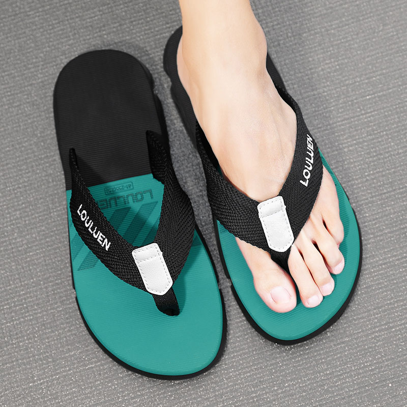 人字拖男夏季室外穿防滑沙滩潮鞋男士开车防臭夏款休闲凉拖鞋男款