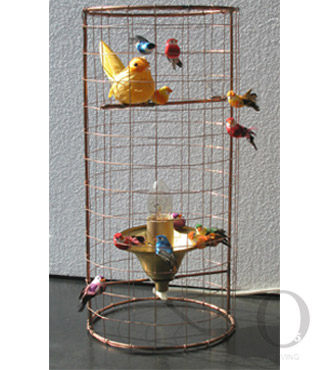 鸟笼法国设计师样板间台灯