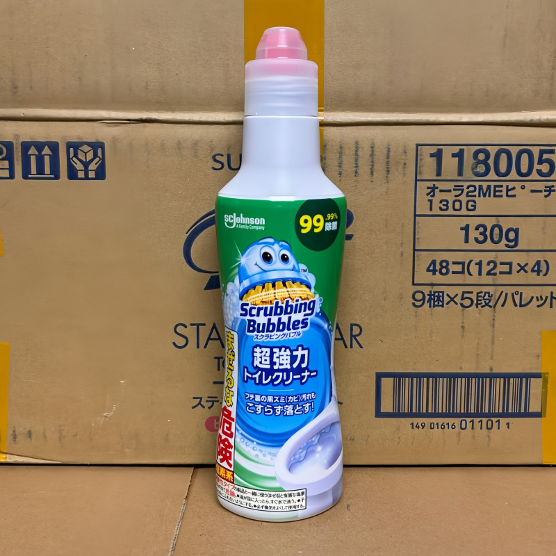 日本进口johnson马桶黄垢洁厕灵