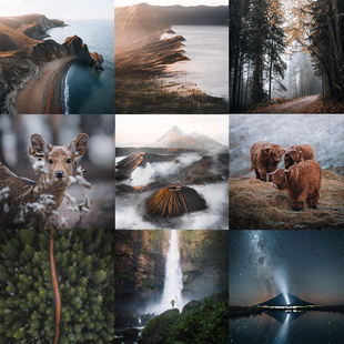 户外旅行风光人像静物调色修图ps/lr手机预设d30