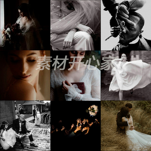 情感婚礼婚纱大师浪漫人像PS后期修图滤镜预设B5