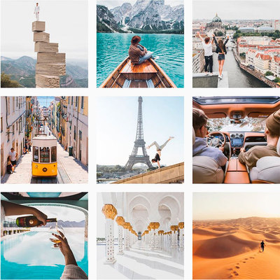 INS网红旅拍生活人像街拍城市风景手机lightroom预设LR/PS滤镜C17