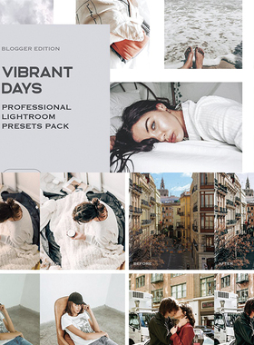 户外生活简约轻奢灰色调人像写真ACR/LR预设/手机APP预设 S56