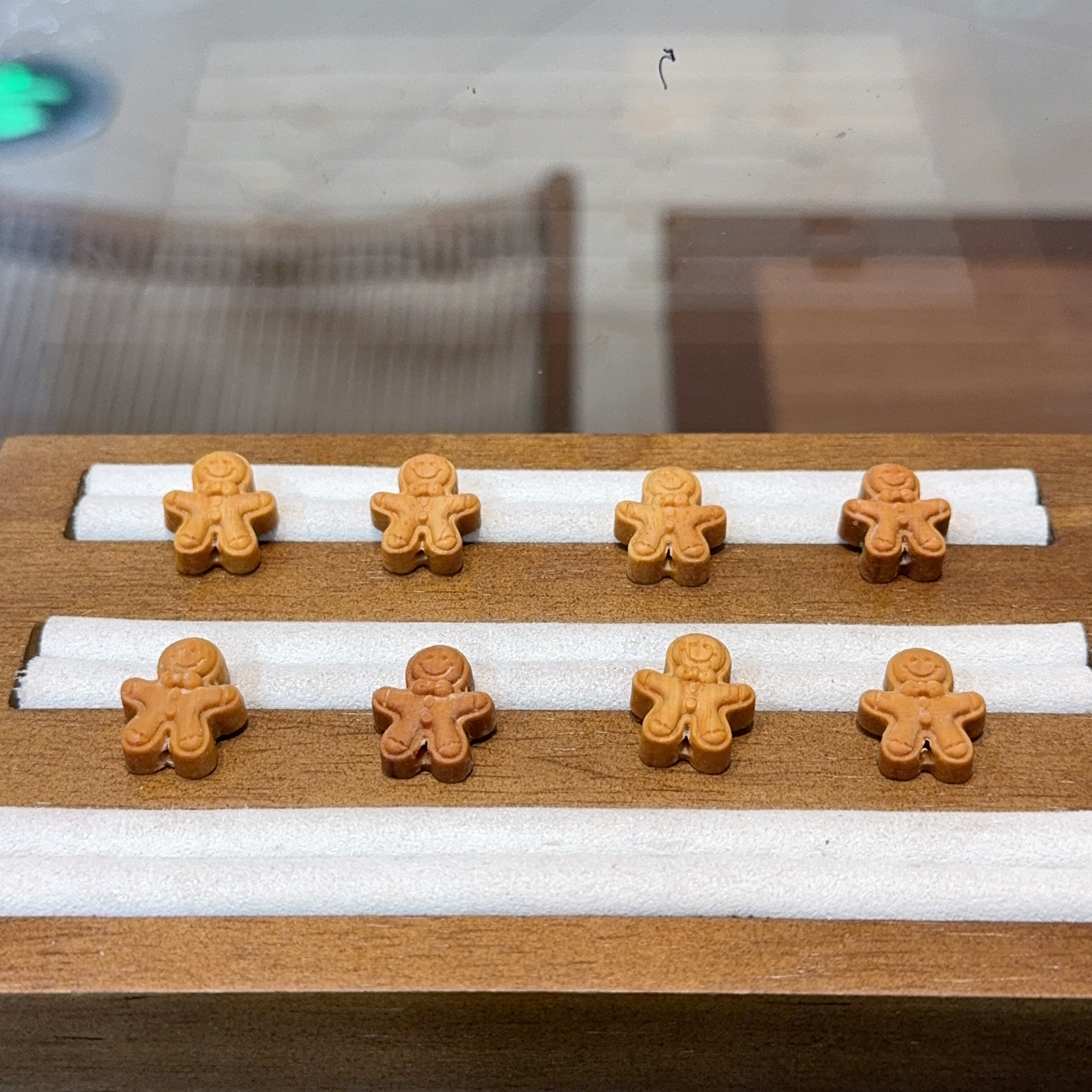 芭比檀木姜饼人diy配件手工编织手绳项链文玩佛珠手串时尚配饰品