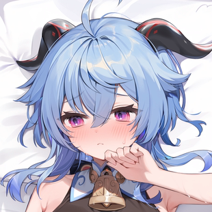 高清复刻 原神甘雨C107二次元等身抱枕套长条动漫周边同人手游