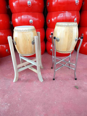 牛皮高音战鼓6.5寸戏曲剧场京剧椿木手工原木牛皮鼓白茬堂鼓法鼓