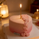爱心蛋糕纯动物奶油情侣女士女神生日蛋糕广州同城配送