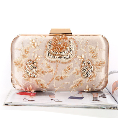 New Party Bag Evening Clutch Beading Purse Sequin Handbags