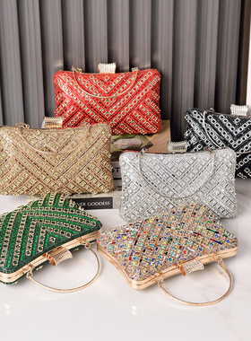 Party Bag Clutch Rhinestone Purse Evening Fashion Handbags