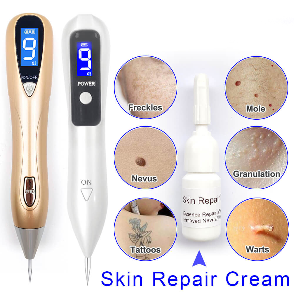 2021 Laser Mole Removal Pen Set Wart Plasma Remover Tool Rep 美容美体仪器 其它面部美容仪 原图主图