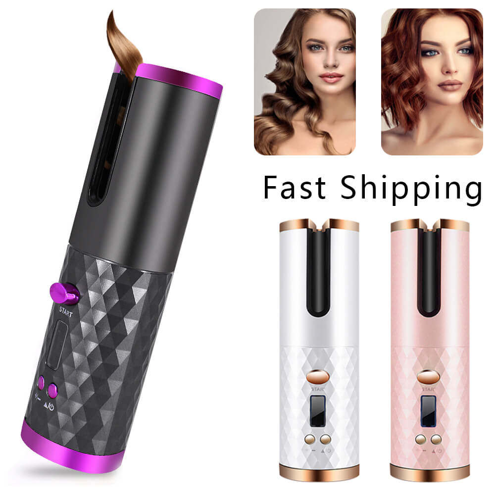 Cordless Automatic Hair Curler Ceramic Heating Magic Iron