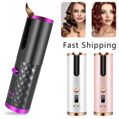 Cordless Automatic Hair Curler Ceramic Heating Magic Iron