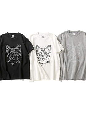 Obscure | PRAGMATY 猫头刺绣短袖 420012