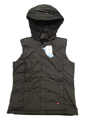 出口韩国TREKSTA 冬季女款户外羽绒马甲 超轻保暖两面穿背心 小码