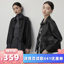 VIVIDINI翻领单皮皮衣气质百搭皮外套 所有女生 衣橱直播间